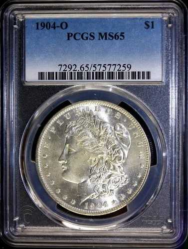 1904-O 1ドルモルガン銀貨 - PCGS MS65｜WORLD RESOURCE【QUEEN店】 65,945円