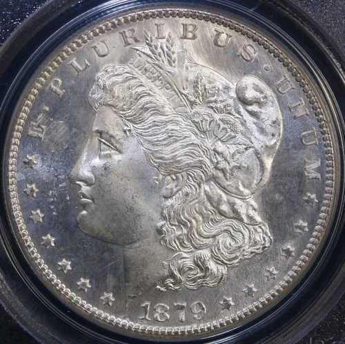 1879-S 1ドル モルガン銀貨 - PCGS MS65
