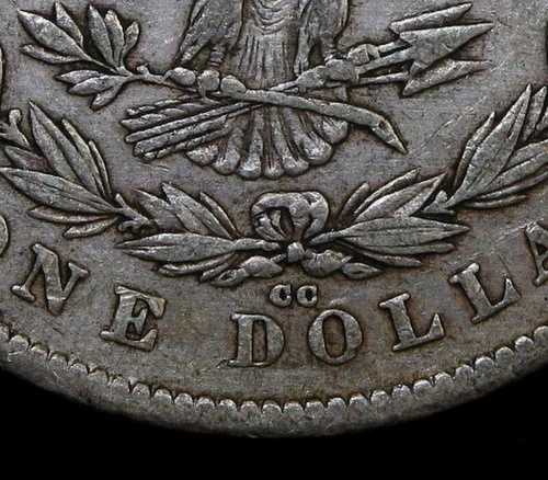 1878-CC モルガン銀貨（VF/XF より正確な日付）