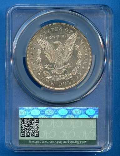 1878 P MS62 7TF CACG モーガン シルバー $1 米国造幣局コイン 1878-P MS-62 CAC カラー!