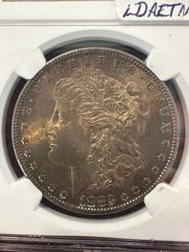 1882S モーガン銀貨 NGC MS64 素晴らしい色です!!!!!