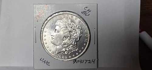 1882-O $ モーガン シルバー ドル ブラスト ホワイト ジェム BU #9031721-100V 65,945円