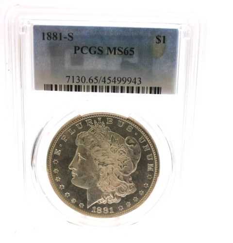 1881-S モルガン・ダラー PCGS MS65 [023WEJ]