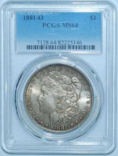 1881 O PCGS MS64 モルガン銀貨