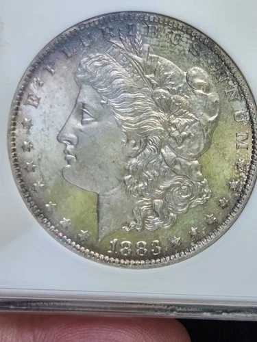 1883年 O $1 モガンドル ANA「ジーニーホルダー」MS63 PL トーン #JK9744