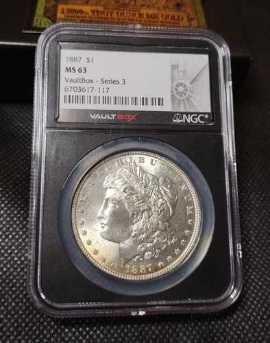 1887-P モーガン MS63 NGC ボールトボックス シリーズ 3
