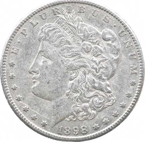 1898-S モルガン銀貨 *5165