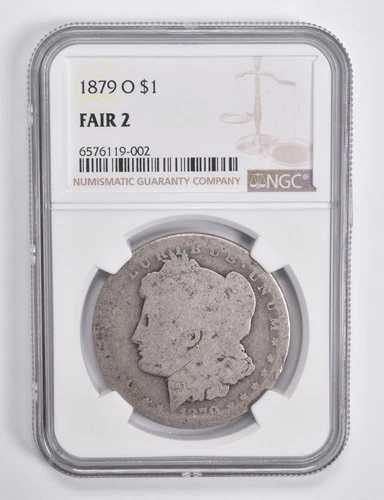 フェア 2 1879-O モルガン銀貨 NGC ローボール ローボール *4607