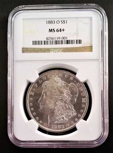 ブルーチップ品質 1883-O モルガン銀貨 NGC MS64+ AL737