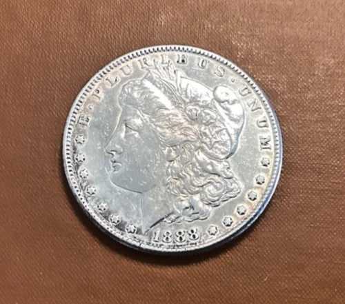 1888年 S モーガン銀貨（高品位、希少）