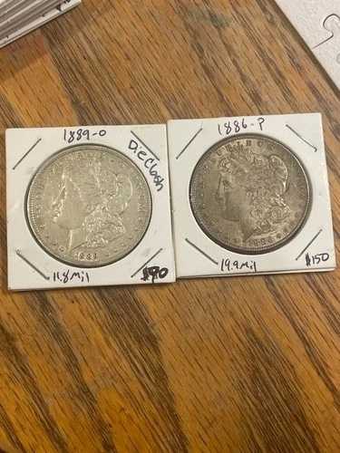 1889-O & 1886-P モーガンズ