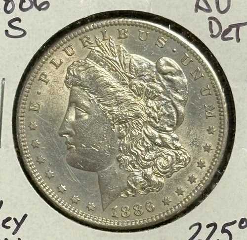 1886-S モーガン銀貨、オーストラリア 詳細 (11198)