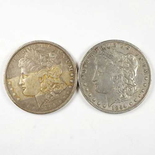 1894-O ベターデイト モルガンドル 2枚 $1 30720