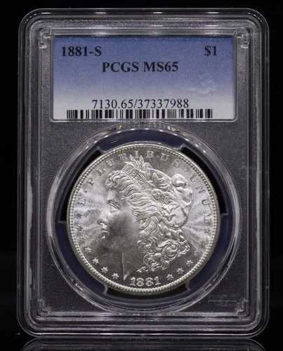 1881-S モルガン・ダラー PCGS MS65
