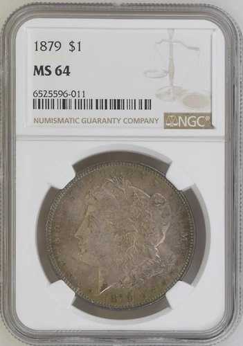 1879-P モルガン銀貨 NGC MS-64