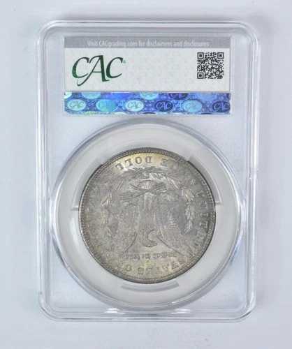 1886年 モルガン銀貨 MS63 CAC CACg 美しい色調 *5900