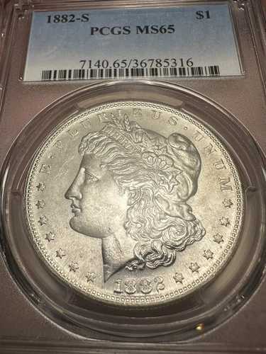 1882-S モルガン銀貨 - PCGS MS 65