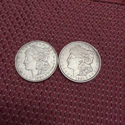 1921-D モルガン銀貨 1ドル ? 90% 銀