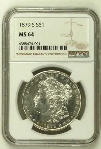 1879-S モルガン・ダラー $1 MS 64 NGC