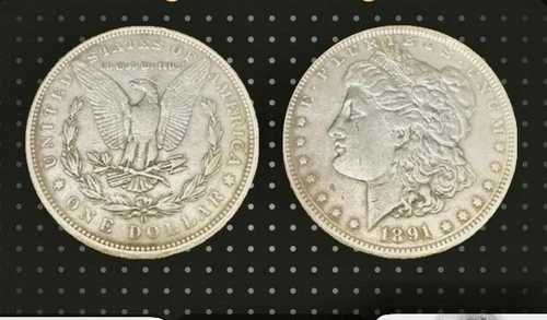 1891年 モルガン銀貨 XF