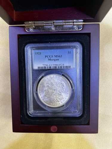 1921年 モルガン・ダラー PCGS MS63 銀貨 1ドル