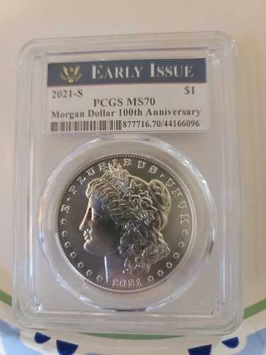 2021-S PCGS アーリーストライク モルガン シルバー ダラー MS70 シルバー