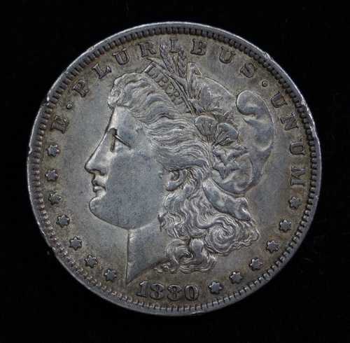 1880年 自由の女神コイン 銀貨 米国 モルガンドル アメリカ史 WOW C1092