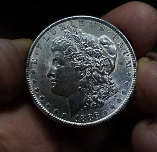 1886年 自由の女神コイン 銀貨 米国 モルガンドル アメリカ史 WOW C1091