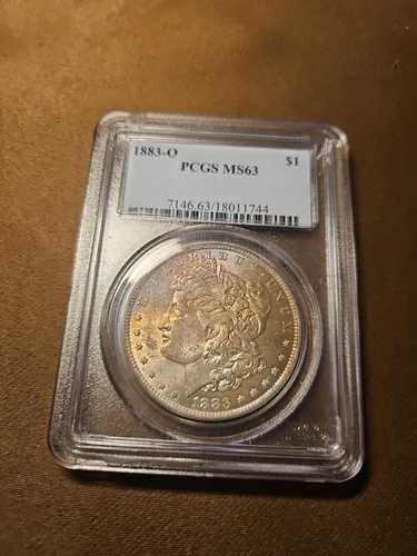 1883 O PCGS M63 モルガン銀貨、非常に良好なトナー 67,760円