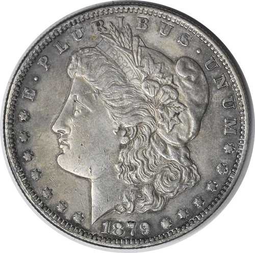 1879-S VAM 25 モルガン銀貨 1878年 AU 未認定 #317 の裏面
