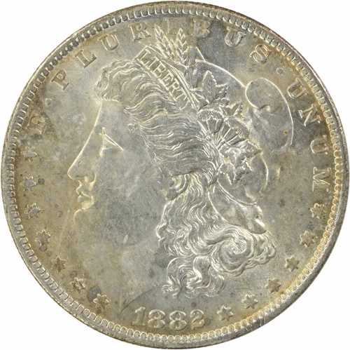 1882-O/S VAM 3 モルガン銀貨 AU スライダー 未認定 #235 67,760円