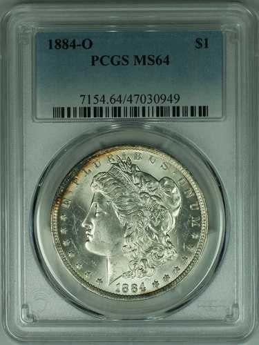 1884-O モルガン銀貨 PCGS MS-64 (39B) 67,760円