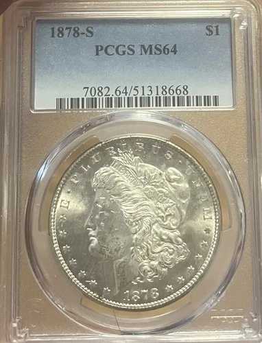 1878-S PCGS MS64 モルガン銀貨｜WORLD RESOURCE【QUEEN店】