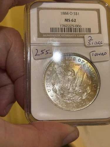 1884年 O モルガン・ダラー 美しい両面トナー 認定 Ms 62 NGC｜WORLD RESOURCE【QUEEN店】