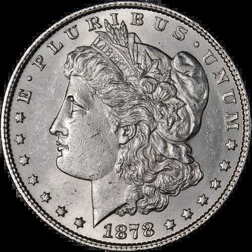 1878-P 7TF Rev 79 モルガン銀貨 BU+ ブラストホワイト 美品 目を引く｜WORLD RESOURCE【QUEEN店】