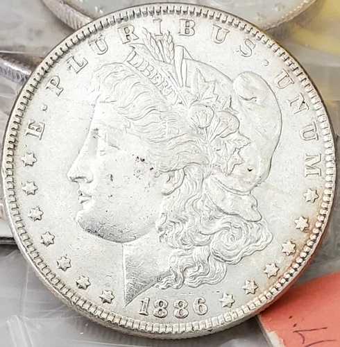 1886年 アメリカ合衆国 シルバー モルガン USドル コイン イーグル # 0003