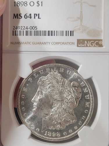 1898 0 1ドル モルガン・ダラー MS64PL NGC