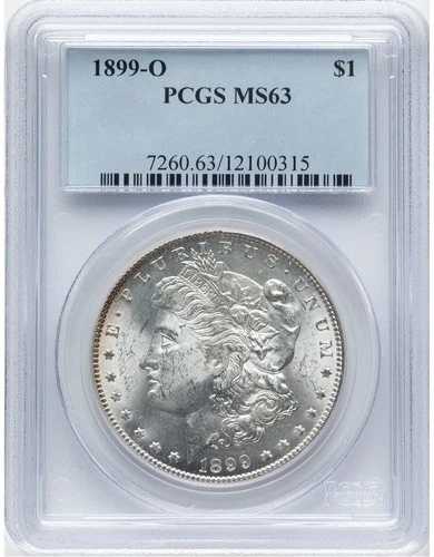 1899-O モルガン銀貨 $1 PCGS MS63 ニューオーリンズ米国コイン