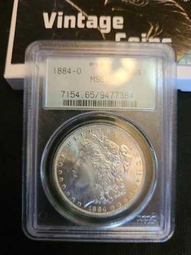 1884-O PCGS MS65 OGHラベル モーガン銀貨