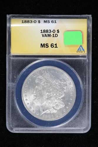 1883-O モルガン・ダラー ANACS MS 61 VAM-1D 3IFT