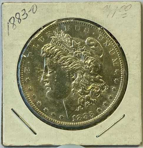 1883年 O モルガン銀貨流通