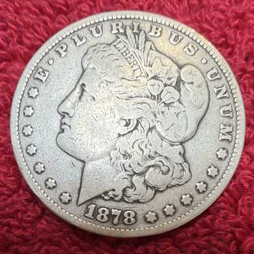 モルガン銀貨 1878年 1ドル カーソンシティ流通 0.9銀貨