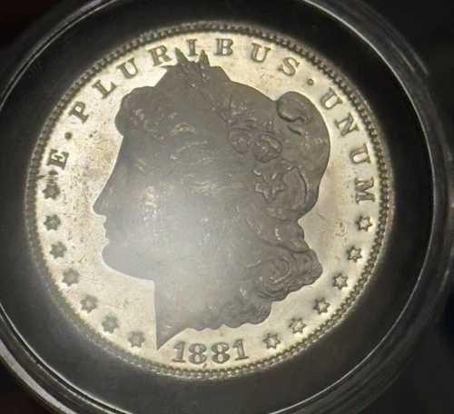 1881 S PL モーガン シルバー ダラー ジェム ブー