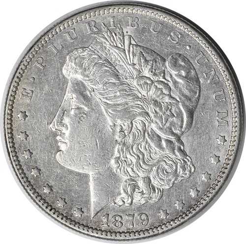 1879-S コモン VAM モルガン銀貨 1878年 AU 未認定裏面 #227