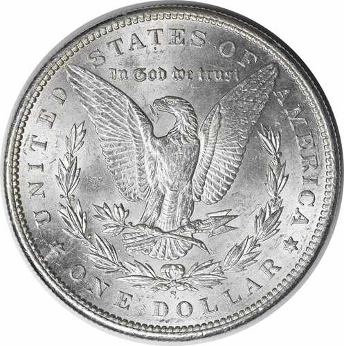 1897-S モルガン銀貨 チョイス BU 未認定 #868