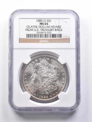 MS65 1885-O モルガン銀貨 オレイサドル NGC *1354