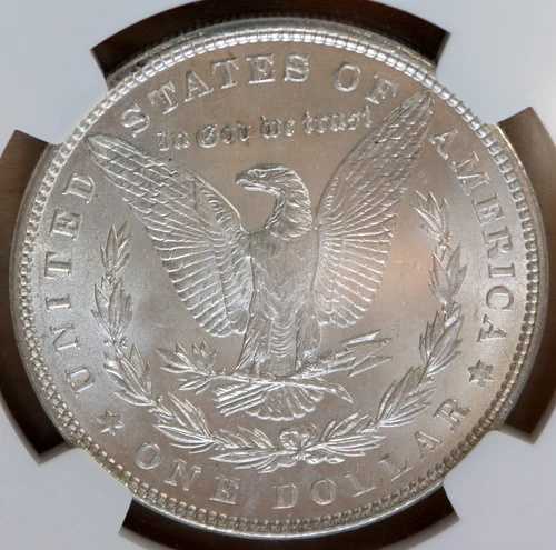 1898年 P モルガン銀貨 NGC MS63