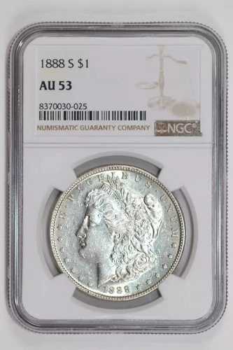 1888-S モルガン・ダラー NGC AU53
