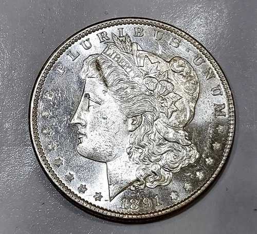 1891 S モーガン シルバー ドル! 状態良好!