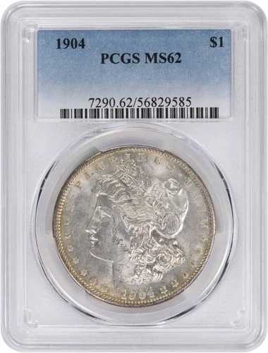 1904年 モルガン銀貨 MS62 PCGS